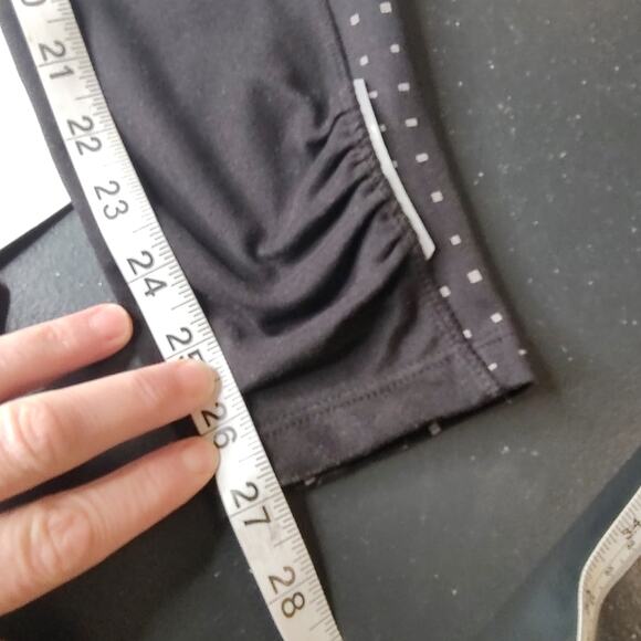 Athleta Be Free Reflective Black Leggings Medium - Picture 13 of 14